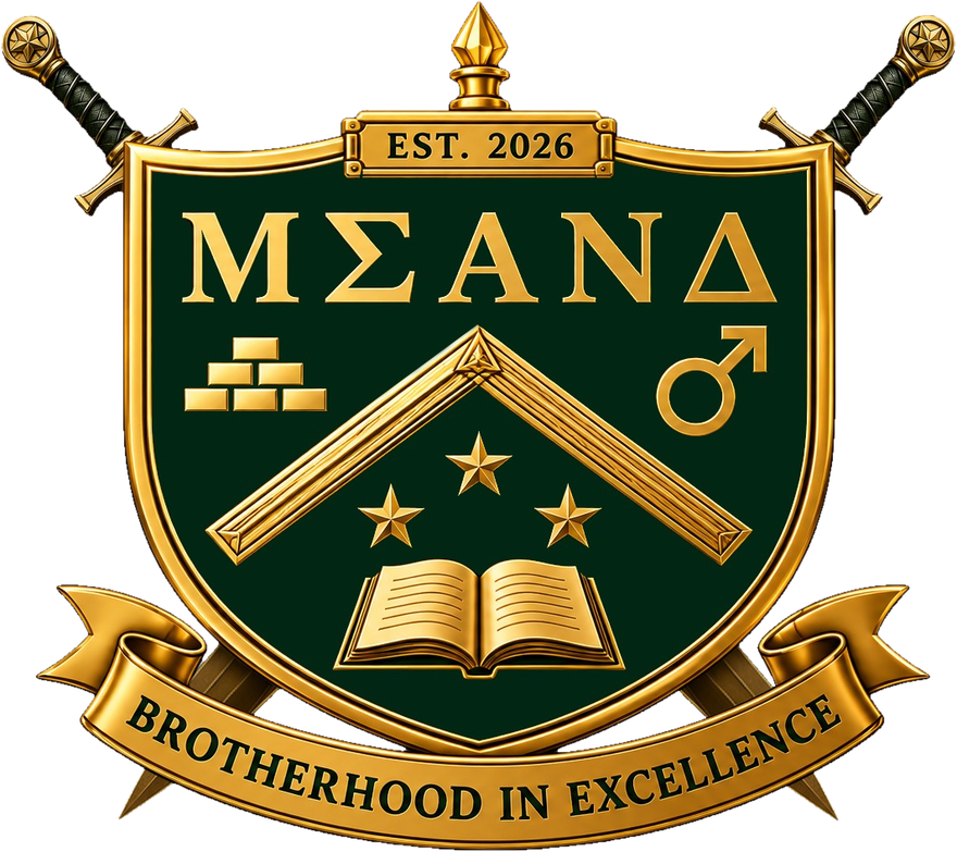 MEANS crest — Mu Sigma Alpha Nu Delta